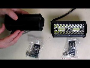 BEST LED Light Bar, 24W 24000lm LED Fog Light Zmoon Off Road Lights REVIEW