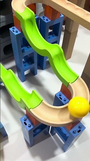 [Satisfying ASMR] Enjoy a marble journey through a complex course② #viral #toys