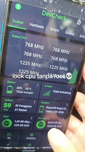 Tutorial Lock CPU Tanpa Root di HP Android