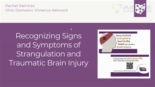 Recognizing Signs and Symptoms of Traumatic Brain Injury and Strangulation Injuries in those You Serve