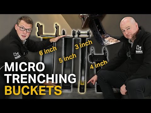 MICRO TRENCHING BUCKETS - Deep & Narrow Trenches !!