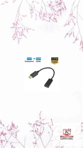 4K DisplayPort to HDMI Adapter Converter - Male to Female