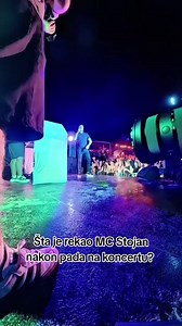 Šta je rekao MC Stojan nakon pada na koncertu?