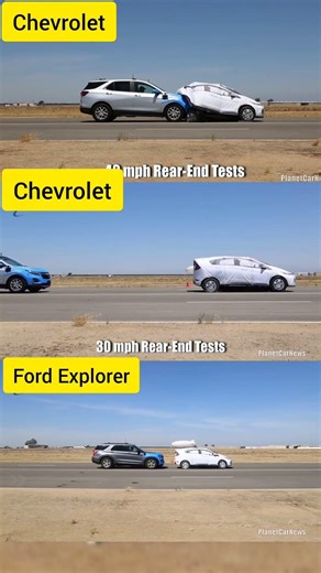 Chevrolet vs Ford: Emergency Braking Challenge!