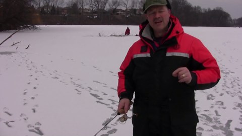 How to fish for crappies through the ice - catching crappies while ice fishing
