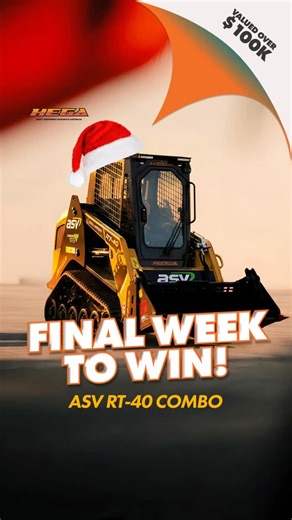 LAST CHANCE BEFORE SANTA COMES 🎅 🚨 $100,000 ASV RT-40 COMBO 🔥 The ultimate Christmas present for yourself! Our first skid steer prize package comes complete with: → ASV RT-40 POSI TRACK LOADER → NORM HI VOL 4IN1 BUCKET → SUREWELD SW2600 TRAILER → MAGNUM PRECISION MAX WORK BOOTS Valued over $100,000 Will you be taking it home for Christmas? Get your name into the draw now 👇 https://giveaways.hega.au/asv-rt40-posi #melbourne #tradielife #diggerlife #earthmoving #machinerylife #plantoperator #c
