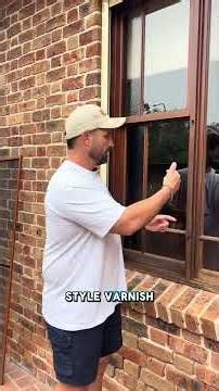 DON'T DO THIS ON VARNISH TIMBER