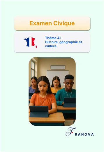 Questions d’examen civique sur Franova.fr