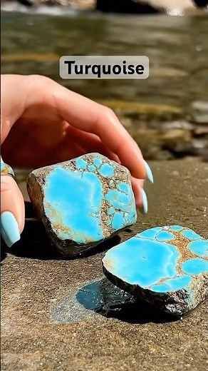 🔨💎 Splitting a Turquoise | Sky Stone ASMR ✨ #shorts