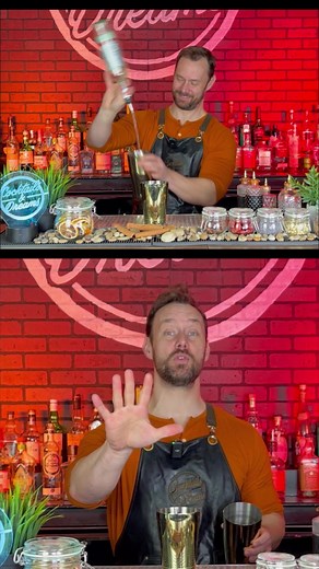 The Workd’s Easiest Flair Bartending Routine. #bartender #flairbartender