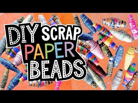 DIY Paper Beads from SCRAP PAPER! Easy & Budget-Friendly