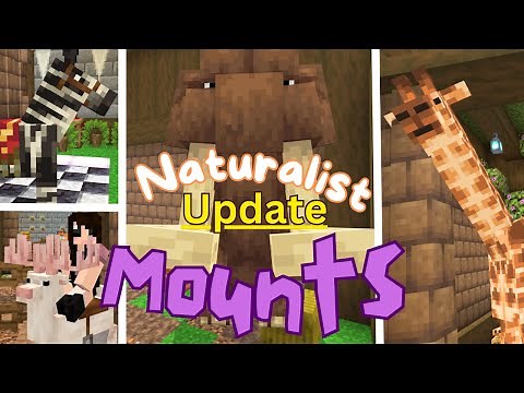 ALL Rideable Animals Naturalist UPDATE 2.0 Mounts