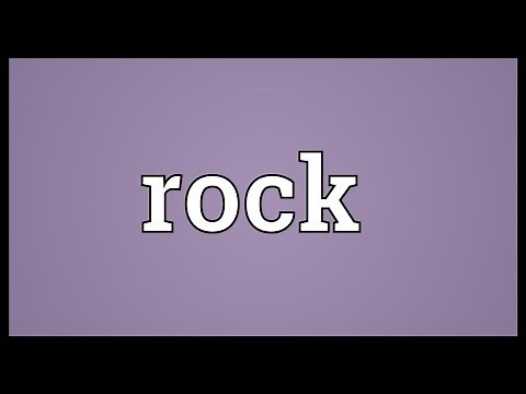 Rock Meaning