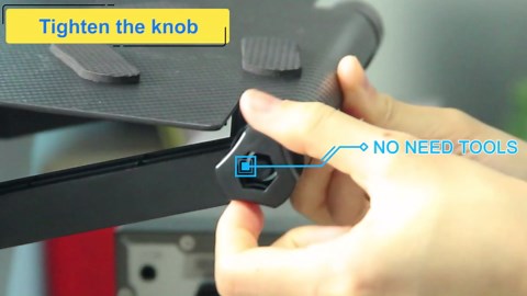 AHIER 13 Inch Cable Box Shelf for Wall Mounted TV, TV Top Shelf Mount on Desktop Computer Monitor to Hold Cable Boxes, Media Boxes, Game Console Black