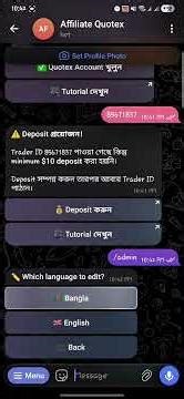 100% Automated Telegram VIP bot! Best Automation for Quotex Affiliates 🚀