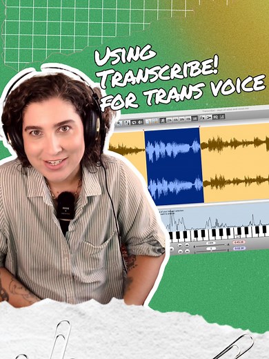 Just dropped a review of one of my go-to tools for trans voice training: Transcribe! by Seventh String. Whether you're working on pitch, range, or resonance, this program helps you analyze your voice and practice like a pro! It’s originally for jazz musicians, but I’ve found it super useful for building vocal confidence and training your ears to hear the details. Want to learn more? Check out my full review! Got other trans voice tools you’d like me to review? Let me know in the comments! ✏️ #Tr