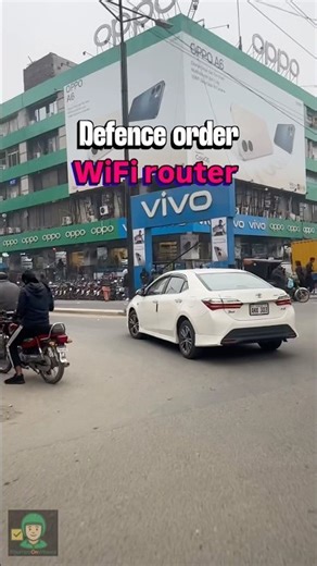 A Wi-Fi router was purchased and delivered to the customer upon customer demand. #shopping #lahore