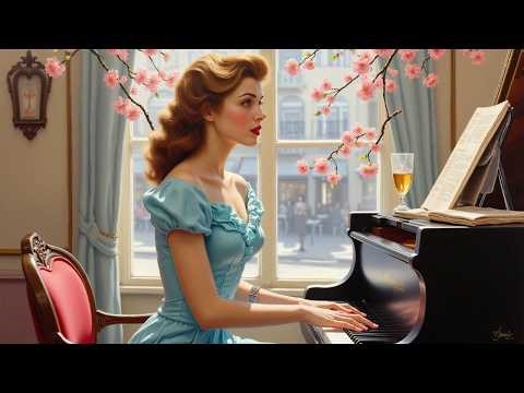 A Quiet Spring Morning in 1950s with Relaxing Jazz Music | Timeless Vintage Songs