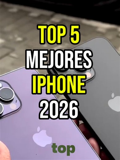 Este es mi Top 5 Mejores iPhone calidad-precio que realmente sí te recomiendo comprar a estas alturas del 2026. En el Top 4 está el mismísimo iPhone 14 Pro Max. Un increíble dispositivo de la manzanita mordida que vale la pena cada centavo a estad alturas. #iphone #Apple #top #top5 #ranking