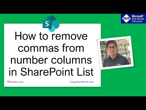 How to remove thousand separator in SharePoint | Remove thousand separator SharePoint