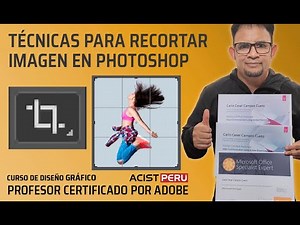 Cómo recortar una imagen con la herramienta recorte en photoshop