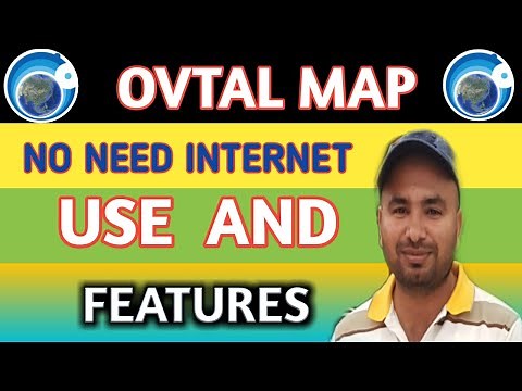 How to use ovital map and its features