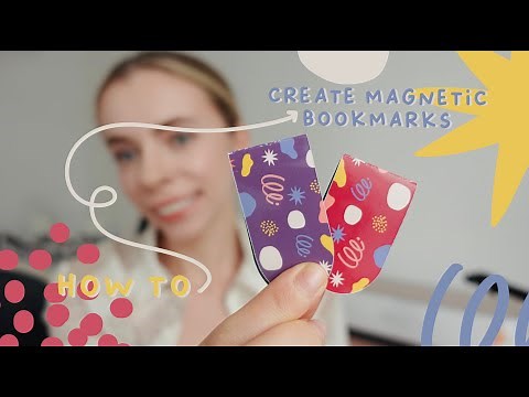 How to Make DIY Magnetic Bookmarks | Beginner Friendly Cricut Tutorial | FREE PATTERN INCLUDED