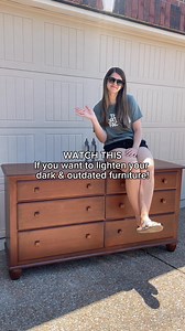 58K views · 700 reactions | It’s time to update your old furniture!! 來Light wood stain dresser makeover!! #dressermakeover #furnitureflip #woodworking #woodstaining #furnituremakeover | Touch of Townsend | Facebook