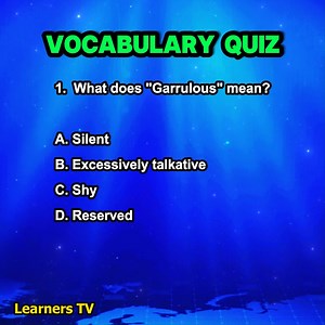 140K views · 2.4K reactions | Vocabulary Quiz #learnerstv #vocabulary #englishlearning #QuizTime #QuizChallenge | Learners TV | Facebook