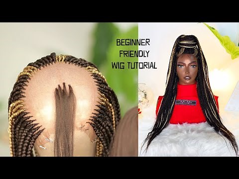DIY NO CLOSURE CORNROW BRAIDED WIG TUTORIAL | Omoni Got Curls