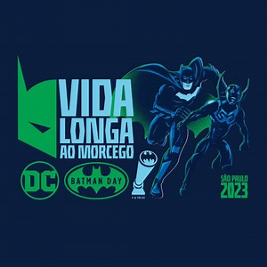 After the Lord of Time pulls assassins and Super-Villains from throughout history to the present, Batman and Blue Beetle must team up to stop the time-displaced Fatal Five. Join the Caped Crusader and Blue Beetle as we celebrate #BatmanDay in São Paulo on September 16. Learn more at www.DC.com/BatmanDay. Link in bio. Quando o Senhor do Tempo traz assassinos e Supervilões de diferentes eras para o presente, Batman e Blue Beetle precisam unir forças para combater os Cinco Fatais. Junte-se ao Cruza