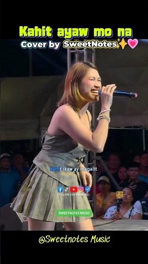 Kahit ayaw mo na - Sweetnotes Cover ✨💗
