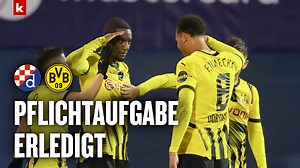 Von Beginn an ließ der BVB kaum Zweifel am Auswärtssieg aufkommen und zeigte ein anderes Gesicht in der Fremde als zuletzt. | kicker
