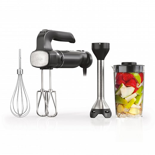 Ninja® Foodi® Power Mixer™ System Hand Blender and 5-Speed Hand Mixer Combo Hand Blenders - Ninja