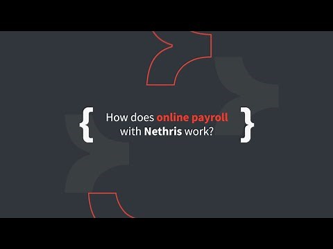 How does online payroll with Nethris work?