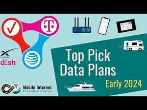 Best Data Plans for RV Mobile Internet - AT&T, Verizon, T-Mobile Cellular Hotspot & Starlink