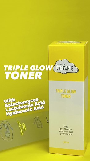 Revitalize your skin with this powerhouse toner! Infused with galactomyces, lactobionic acid, and hyaluronic acid, it's the perfect way to hydrate, brighten, and smooth your complexion 💛 #fyp #toner #galactomyces #hyaluronicacid #lactobionicacid #everwhitephilippines