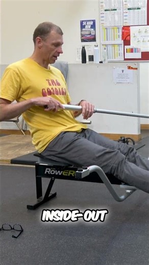Perfect Rowing Technique: Length, Form, and Shoulder Relax! #shorts