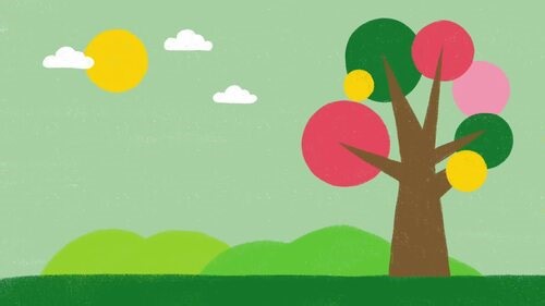 Hand-Drawn Animated Landscape Background