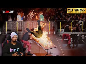 WWE 2K25 – Braun Strowman vs Omos | Extreme Rules Match at Bash in Berlin | PC Gameplay [4k 60fps]