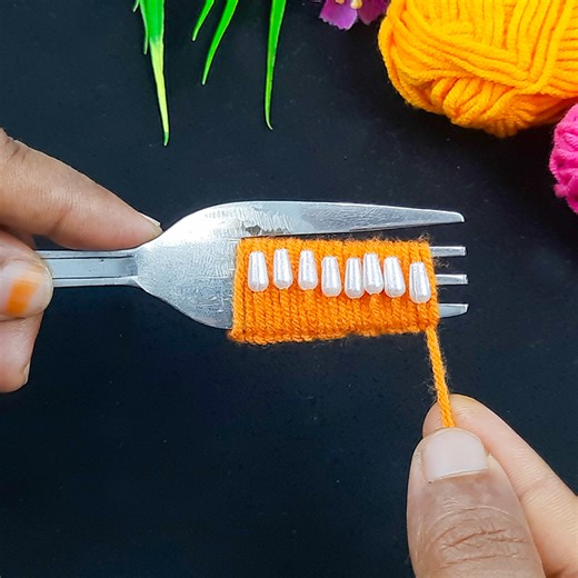 45K views · 342 reactions | Easy Woolen Flower Making with Fork - Diy Wool Craft Ideas -Yarn Flower | Cherry Blossom | Facebook