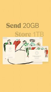 Big file transfers. Bigger impact. WeTransfer Pro makes it easy. Store 1TB. Send 20GB. | WeTransfer