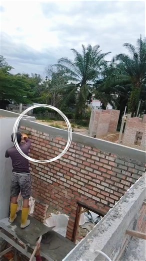 Master Bricklaying Technique Using a Masonry Trowel – Satisfying Wall Plastering Skill