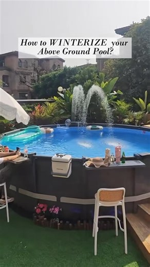 Poolhacker on Instagram: "Link in bio! How to WINTERIZE Your above ground pool? The best winter closing kit I’ve ever had!!! Here is a video showing What I ordered vs What I got for my pool closing! With all these, our water will be crystal clear when you take the cover off. The best addition to my pool #pool #poolhacker #abovegroundpool #poolaccessories #ingroundpool #summer #pooltok #closingpool #poolhack #closingpool #poolclosing #winterized #winterizing #poolclosed #winterpill #poolsetup #po