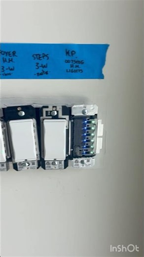 Smart switches upgrade to Control 4. #journeyman #electrician #lowvoltage