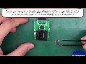 Mercedes-Benz Key Programming Procedure onto EA Key - Using ZFH-MB sniffer