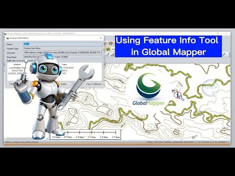 How To Use Feature Info Tool In Global Mapper
