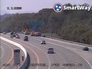 TDOT worker hit by SUV on I-40 WB in Nashville