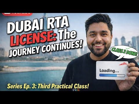 Don’t Panic While Driving | RTA Practical Class Reality #dubai #india #rta