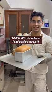 Follow first then Comment “Whole wheat” or “Bread” to get the recipe to your DM’s directlyyyy! 😍 This recipe nobody would want to give you for free 🫢🫢 I swear you couldn’t tell me if this is a regular bread or a 100% whole wheat bread 🍞 A few tips to get it right- 1) The bulk proof step is a must don’t skip that, it literally builds great taste. 2) Take cold ingredients. Obviously heeh 3) Build great gluten or else the dough would not have enough structure. 4) Building strength through knead